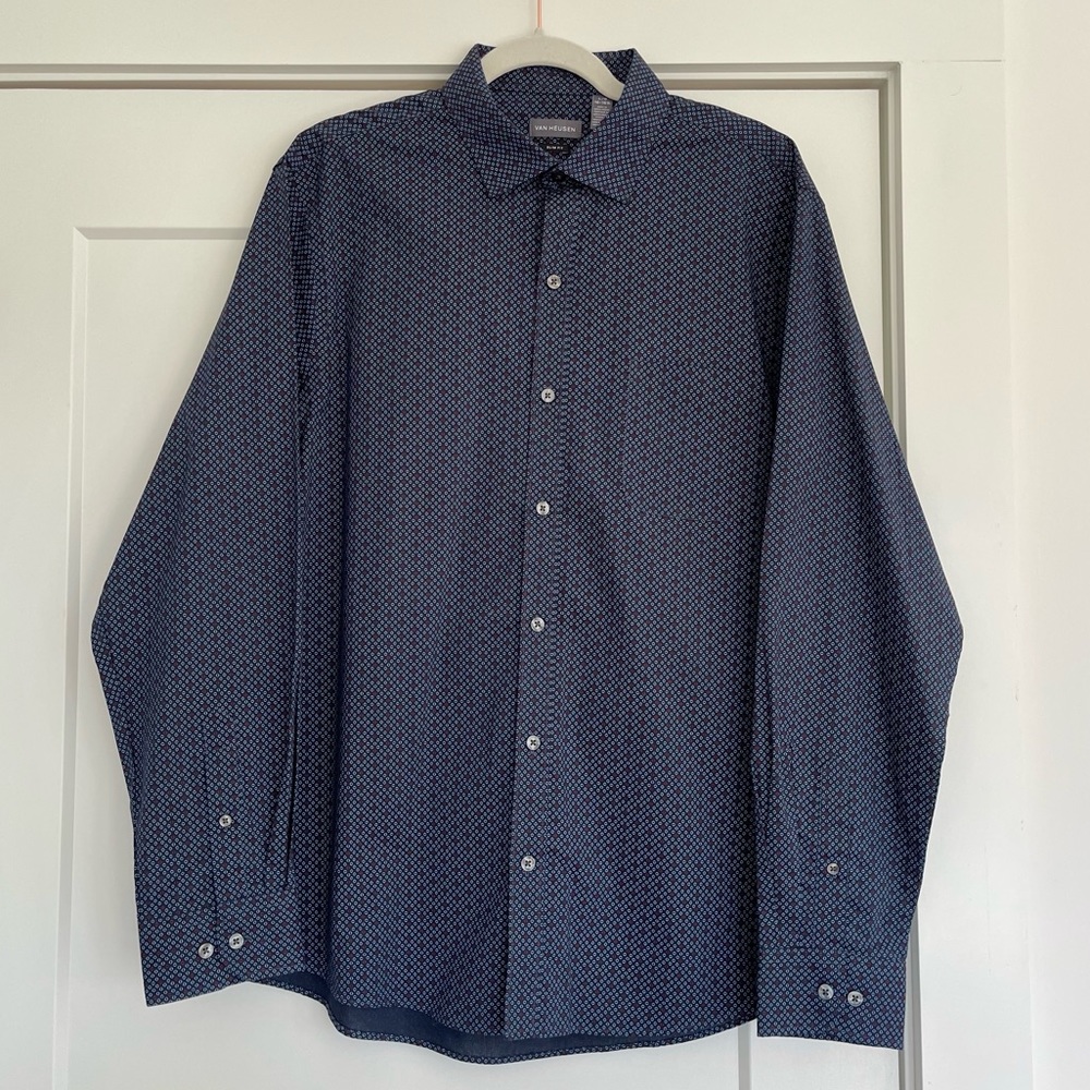 Mens Van Heusen Slim Fit Dress Shirt